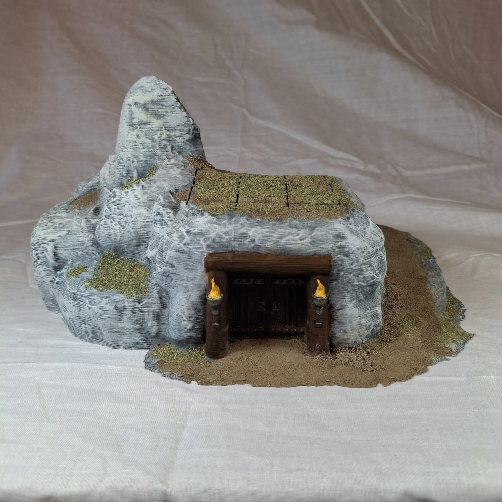 Colline type B entrée de mine